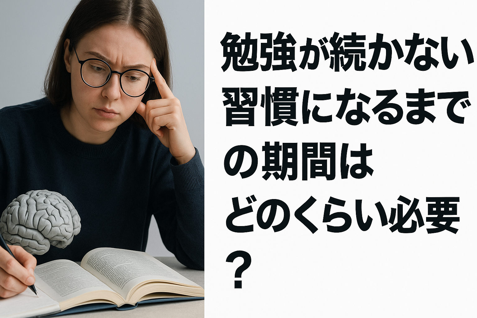 勉強が続かない！習慣になるまでの期間はどのくらい必要？